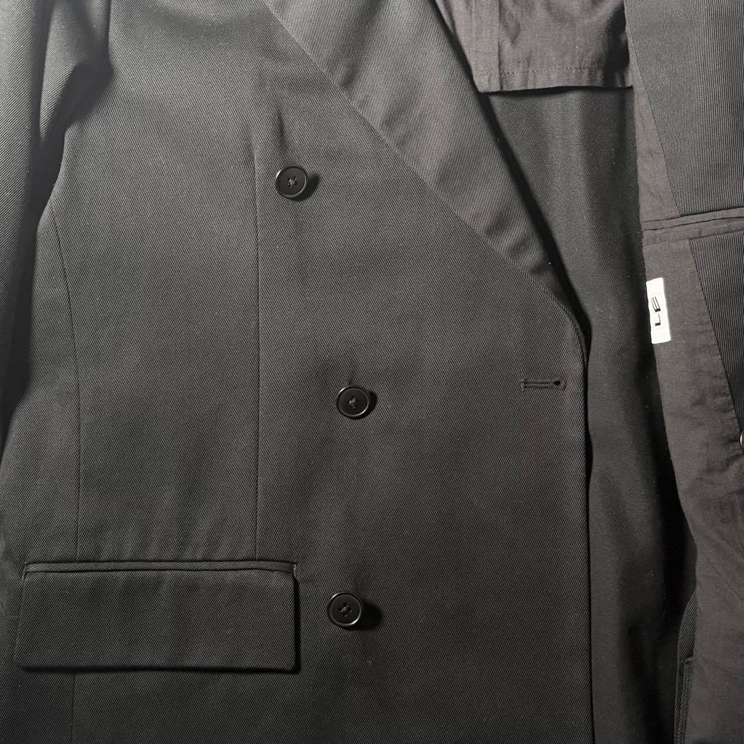 LE ダブルコットンジャケット L'ECHOPPE エルイー レショップ 黒　L