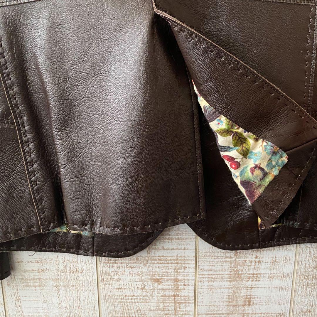 ⭐️週末限定セール⭐️ポールスミス ブラック レディース レザージャケット 本革