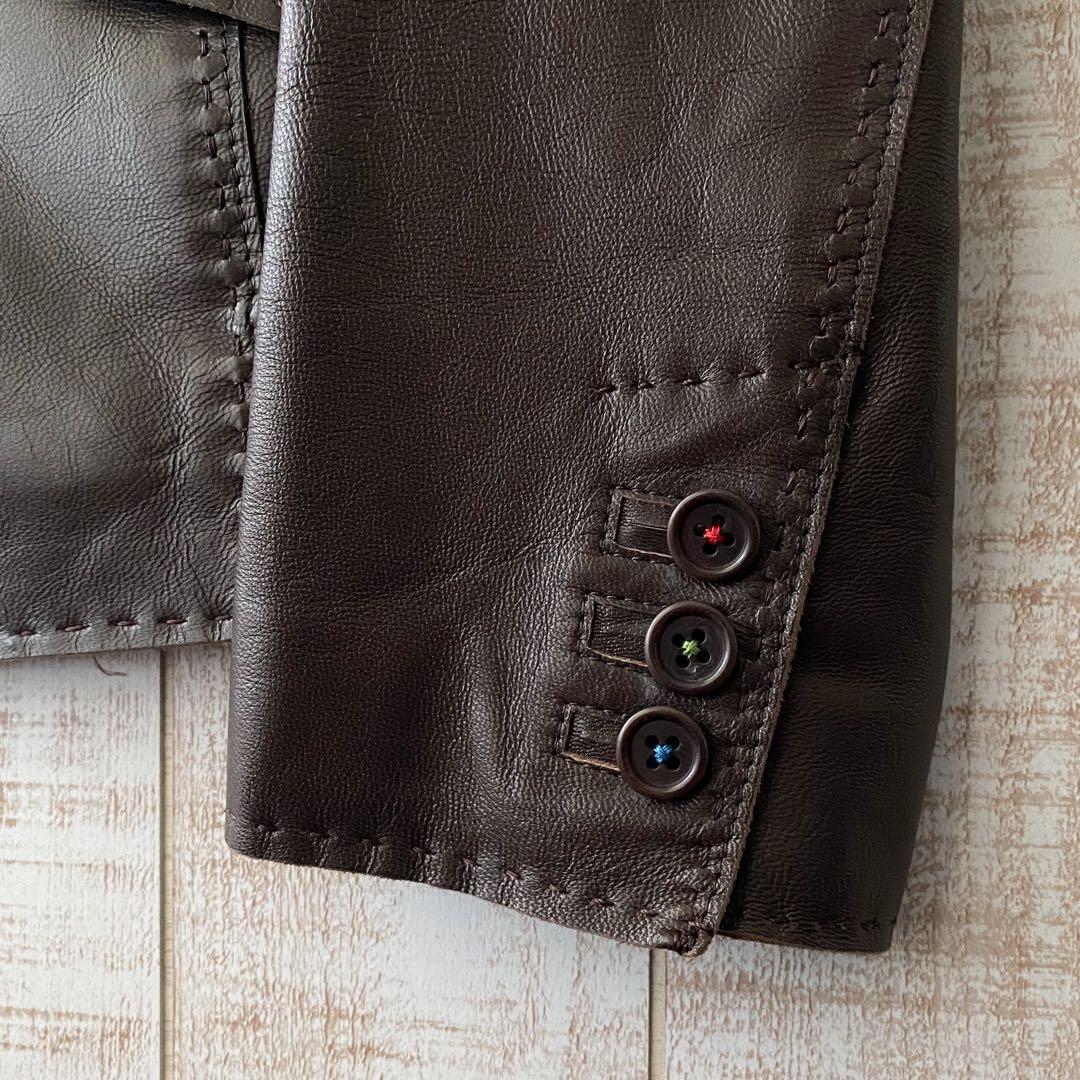 ⭐️週末限定セール⭐️ポールスミス ブラック レディース レザージャケット 本革