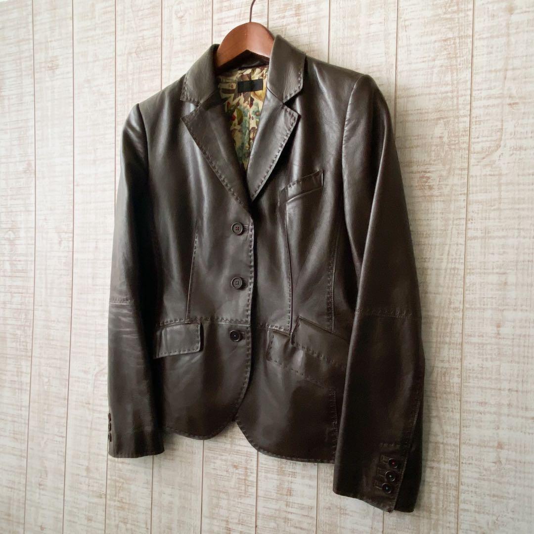 ⭐️週末限定セール⭐️ポールスミス ブラック レディース レザージャケット 本革