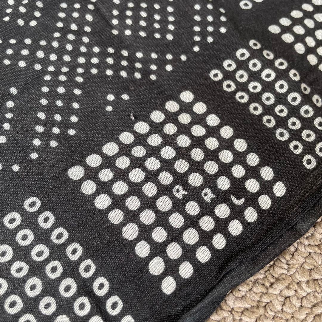 新品未使用　タグ付き RRL ドット柄 バンダナ ストール コットン ネイビー