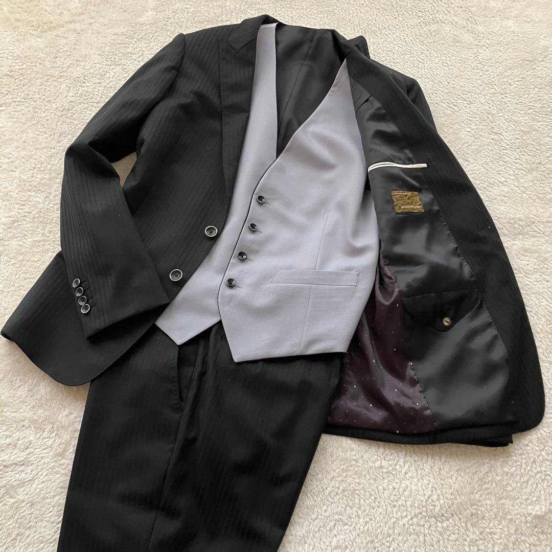 青山 MODA RITORNO モダリトルノ スリーピース スーツ A6 L