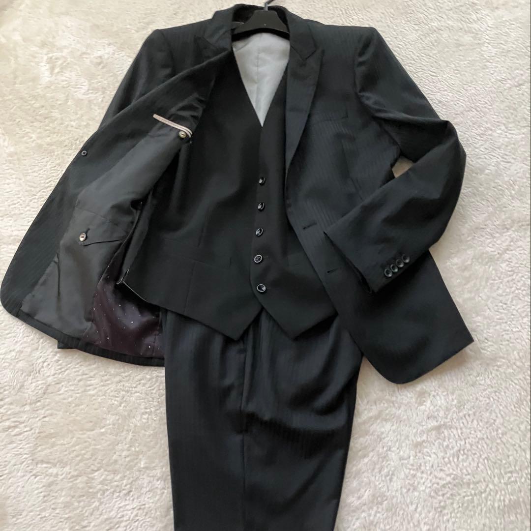 青山 MODA RITORNO モダリトルノ スリーピース スーツ A6 L