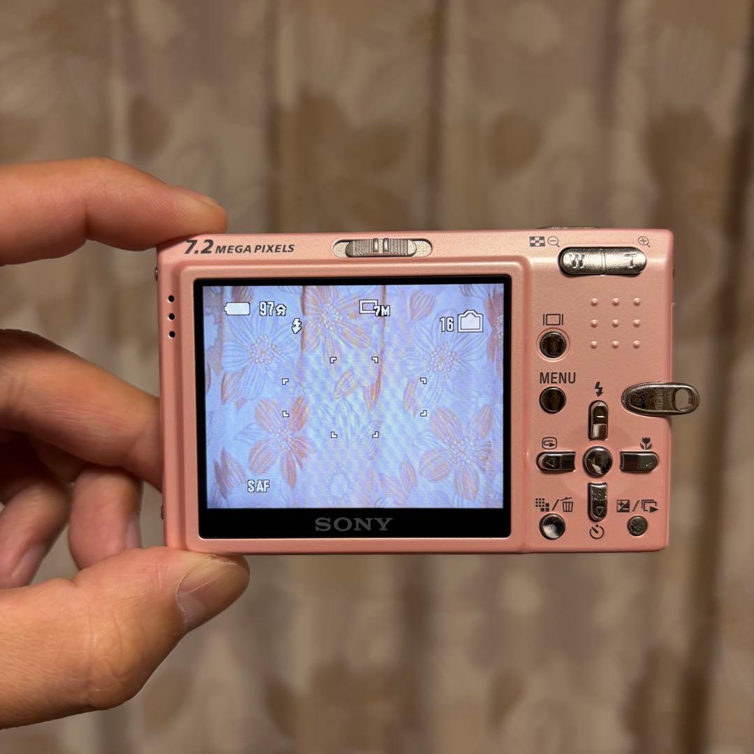 【良品】SONY Cyber-shot DSC-T10 ピンク コンデジ