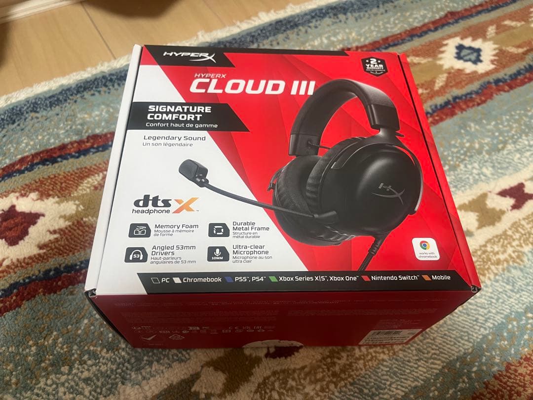 HyperX Cloud III 有線ヘッドセット
