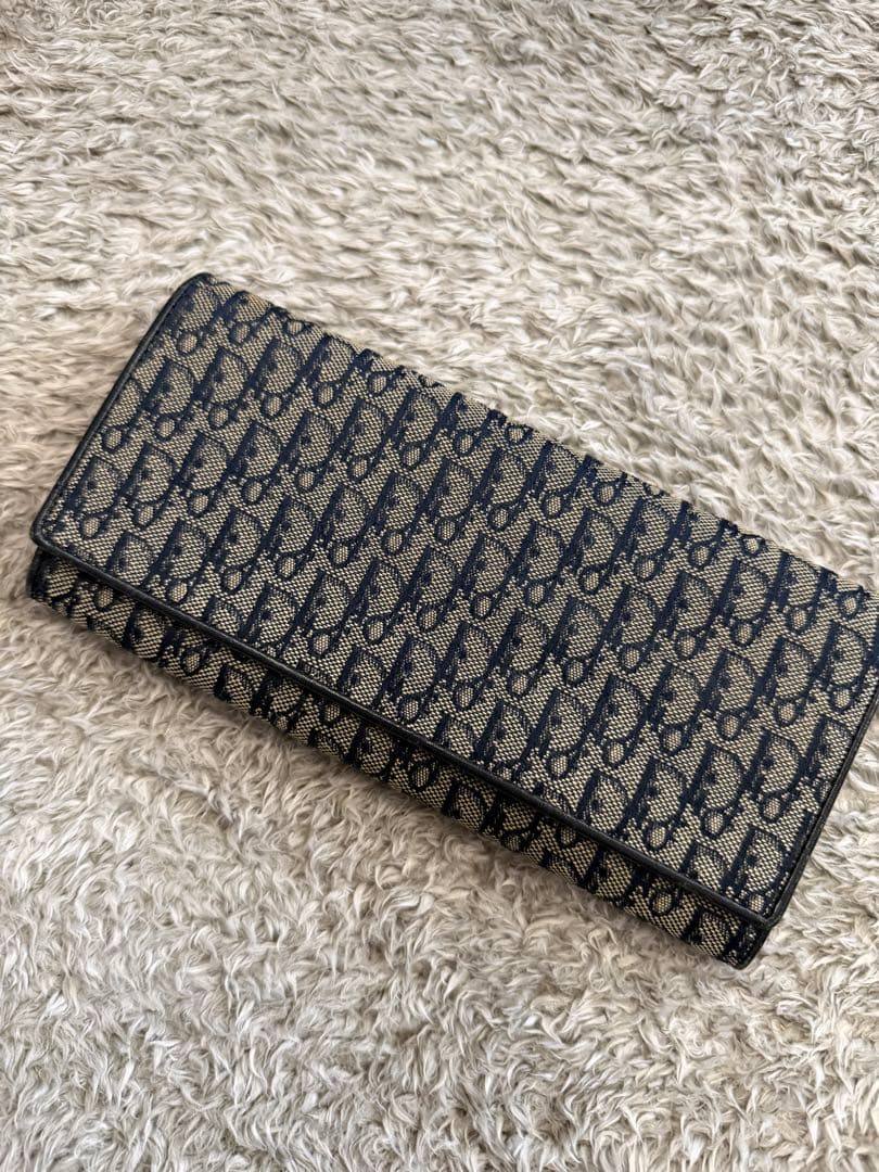 最終価格　Christian Dior 長財布 ネイビー