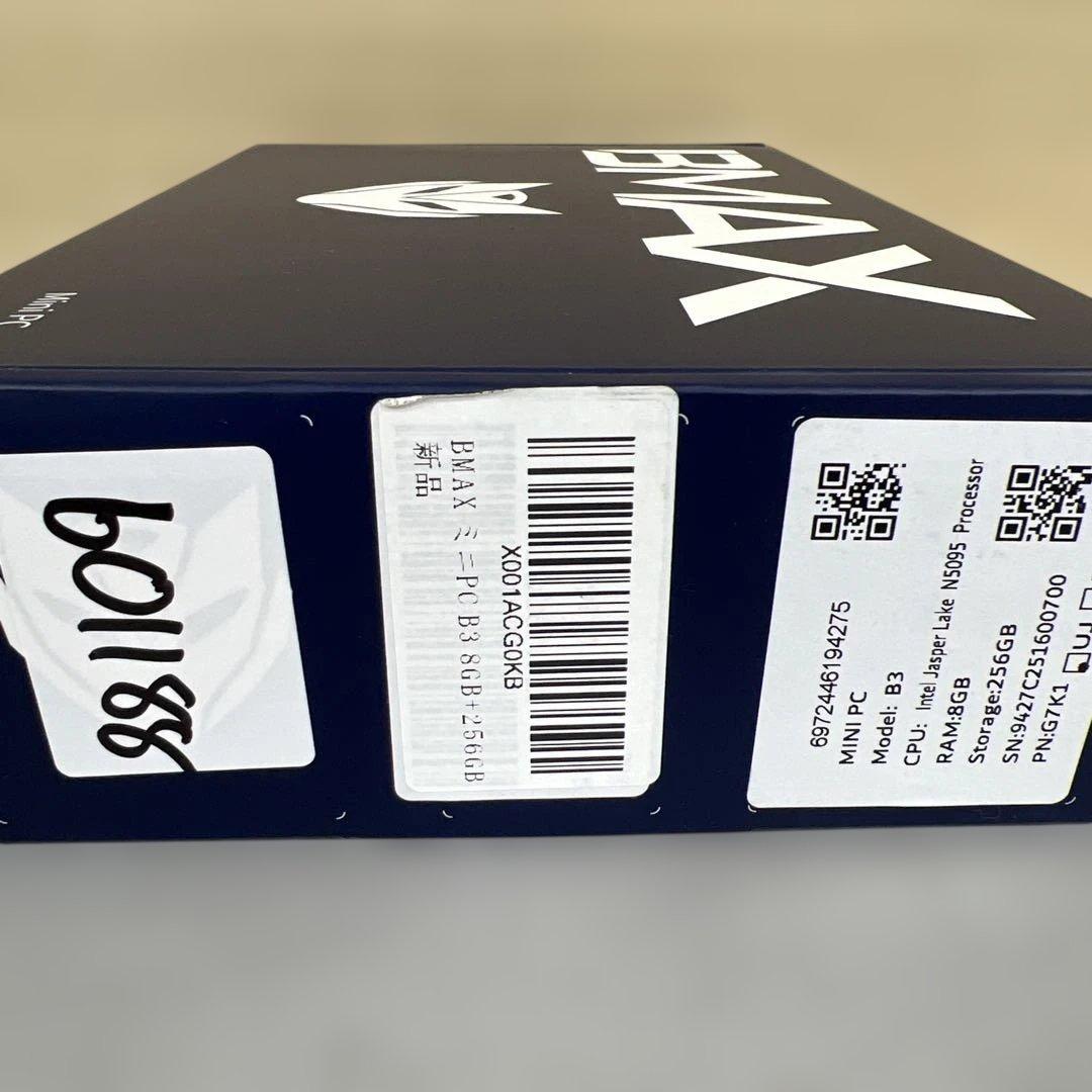 601188　未開封Bmax ミニpc B3 8GB+256GB