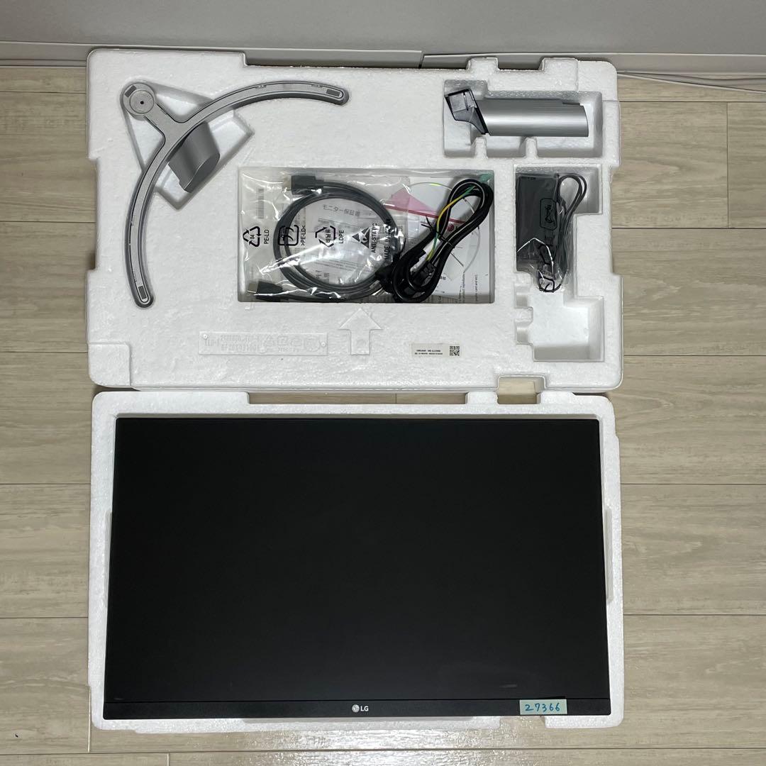 フレームレス モニター 23.8インチ LG 24ML600S-W