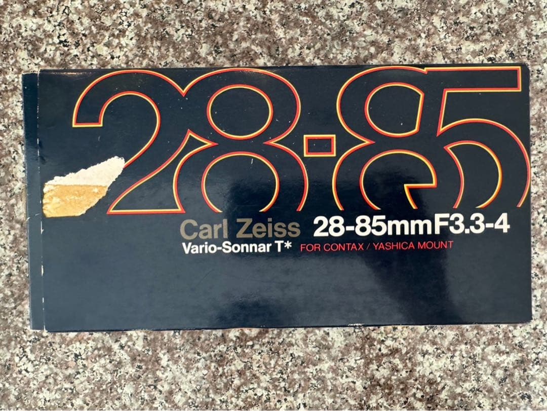 【箱あり】CONTAX Carl Zeiss Vario-Sonnar T*