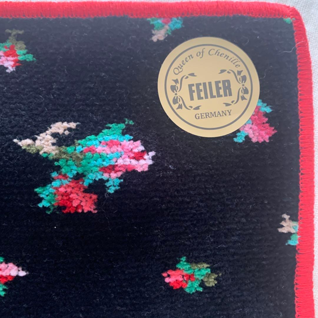 専用　FEILER リアローズ　花柄 フリースハンカチ　バッグ