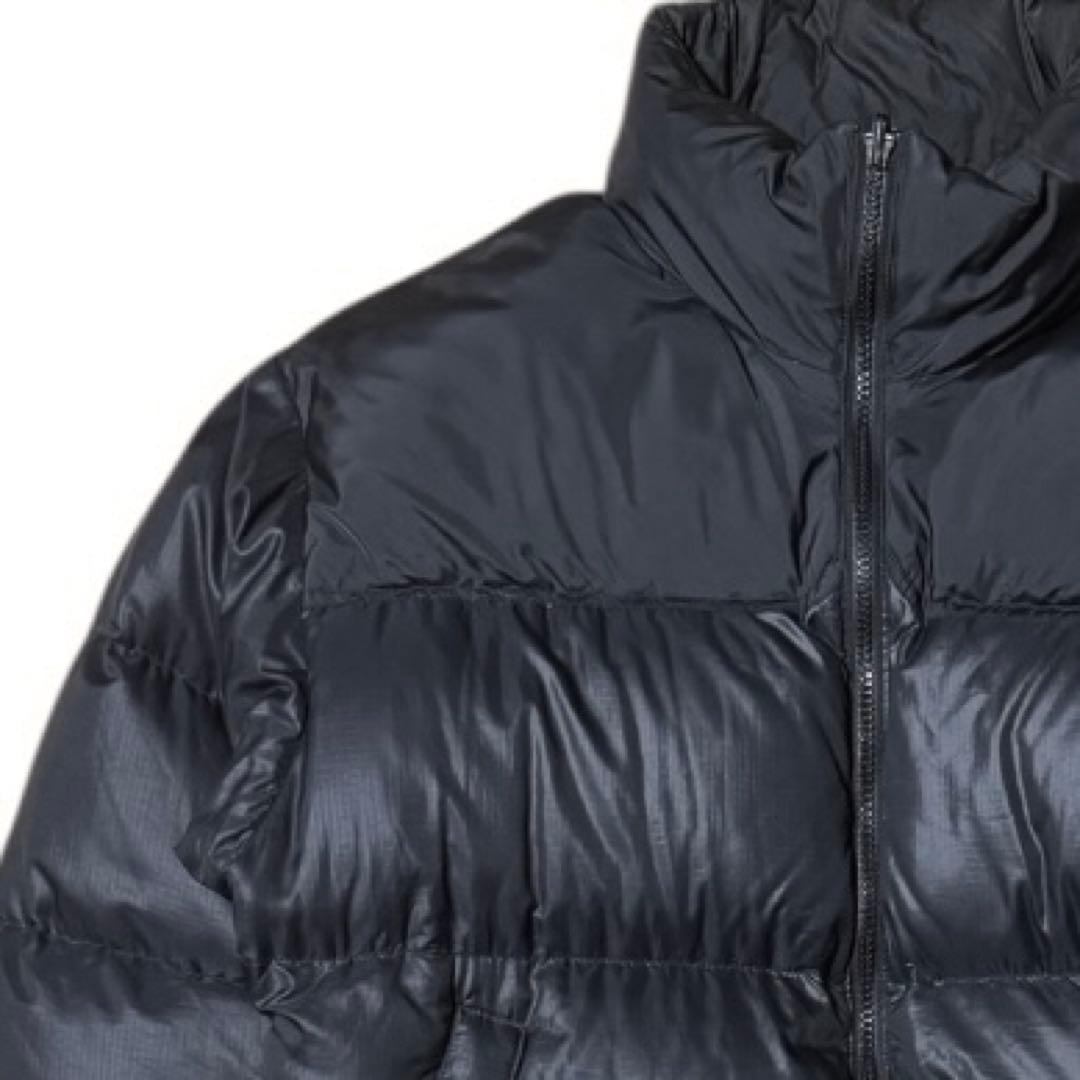 ノースフェイス 90s 刺繍ロゴ ヌプシ ダウンジャケット ブラック Mサイズ