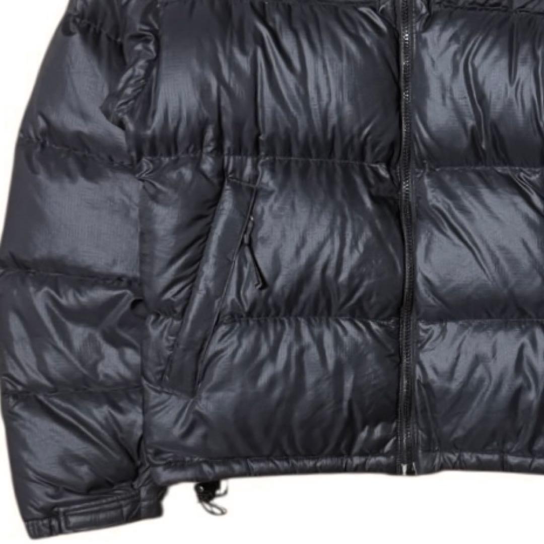 ノースフェイス 90s 刺繍ロゴ ヌプシ ダウンジャケット ブラック Mサイズ