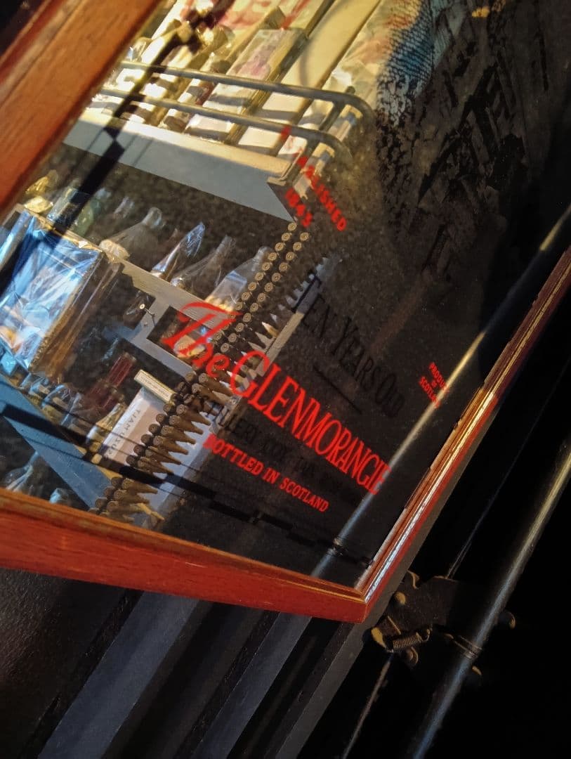 1980's 非売品　ノベルティ　グレンモーレンジ　10年　パブミラー