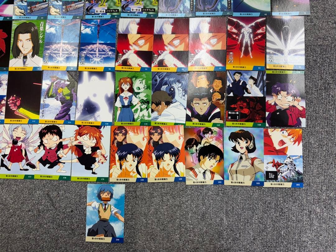 エヴァンゲリオン　カードダスマスターズ　カルビー　初版　まとめ売り　135枚