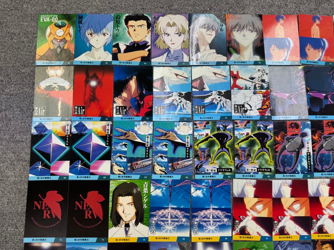 エヴァンゲリオン　カードダスマスターズ　カルビー　初版　まとめ売り　135枚