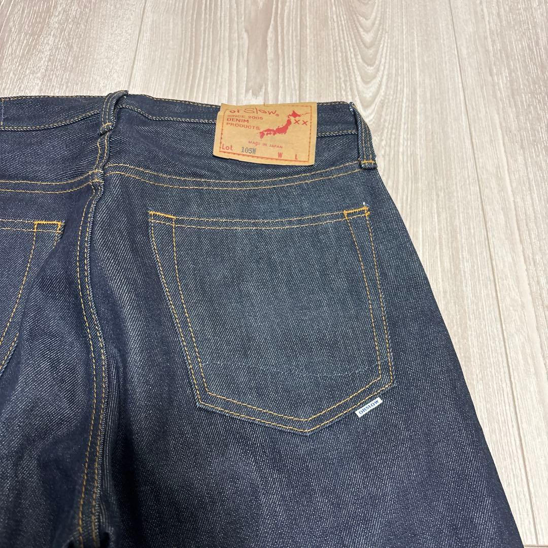 日本製　未洗い　orslow オアスロウ　リジットデニム　105W