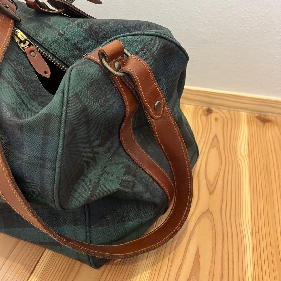 POLO RALPH LAUREN 大容量2wayボストンバッグブラックウォッチ