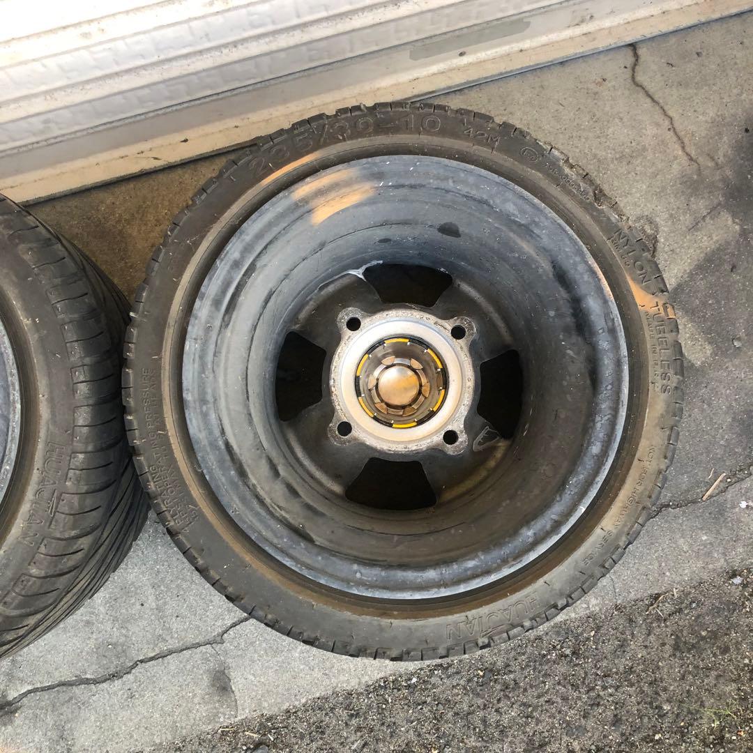 送料込み☆HONDA２サイクルジャイロ４つ穴　リアワイドホイール扁平