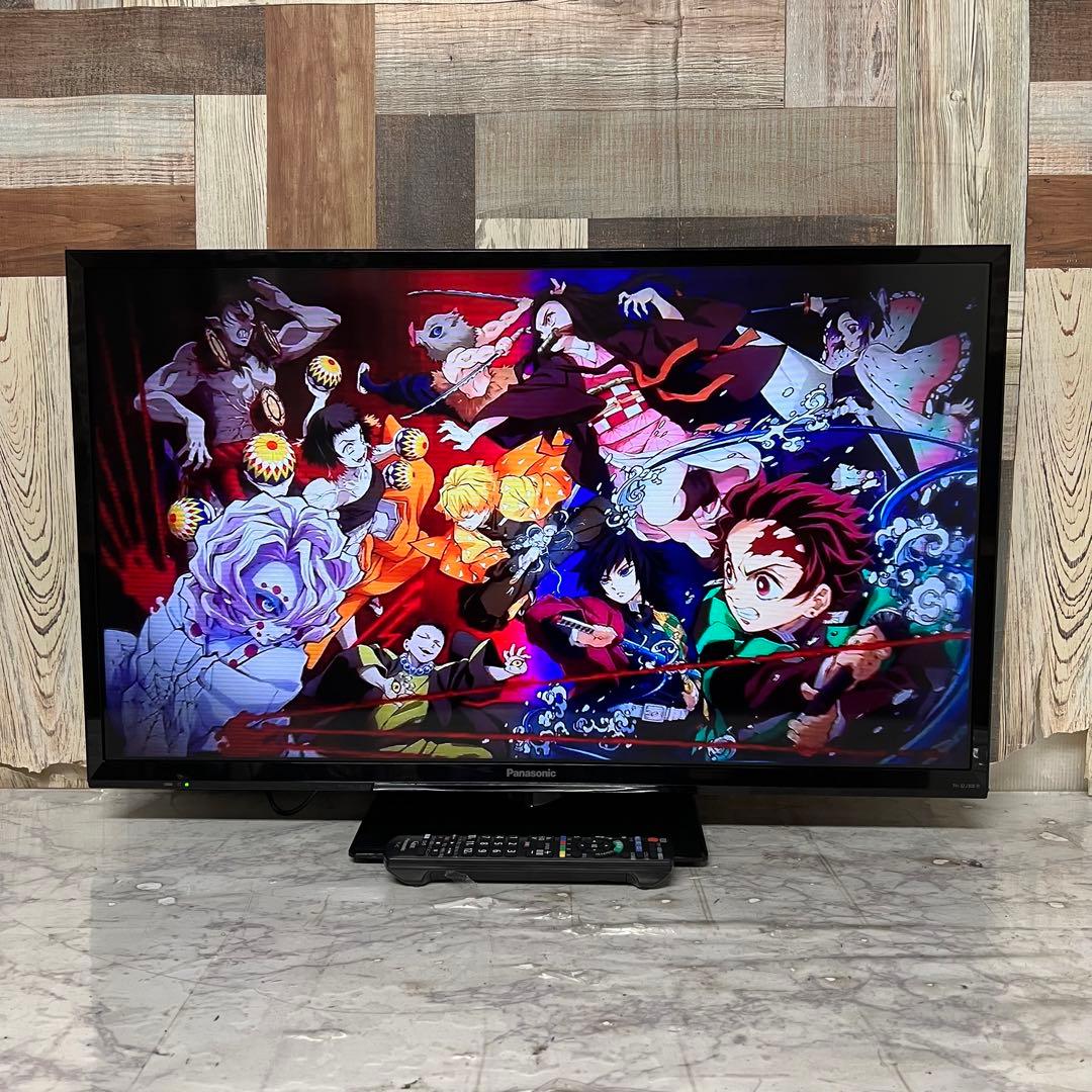 即日受渡❣️半年前購入。全国送料込パナソニック32V型液晶TV明るいくっきり画質