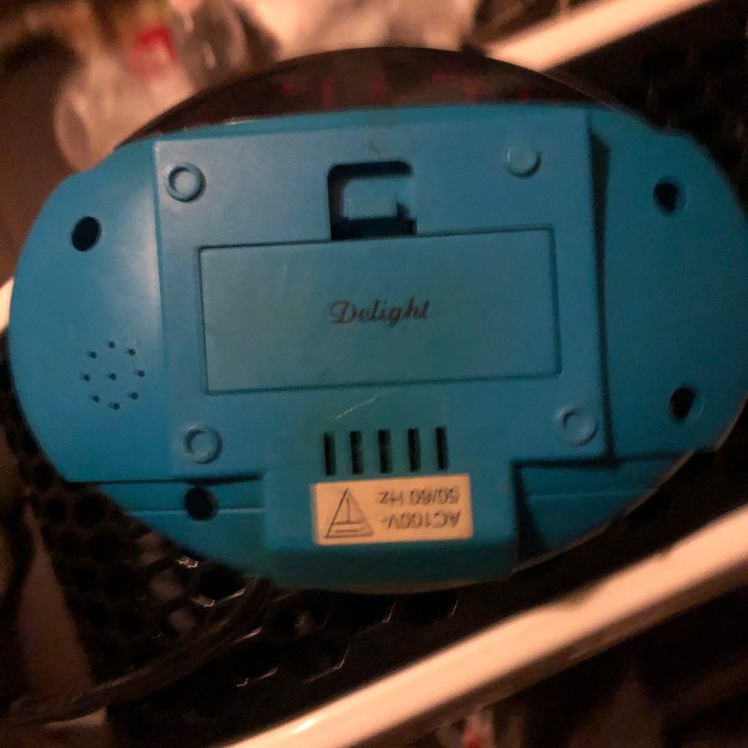 Delight デジタル置き時計　LEDスペースエイジ　ヴィンテージ