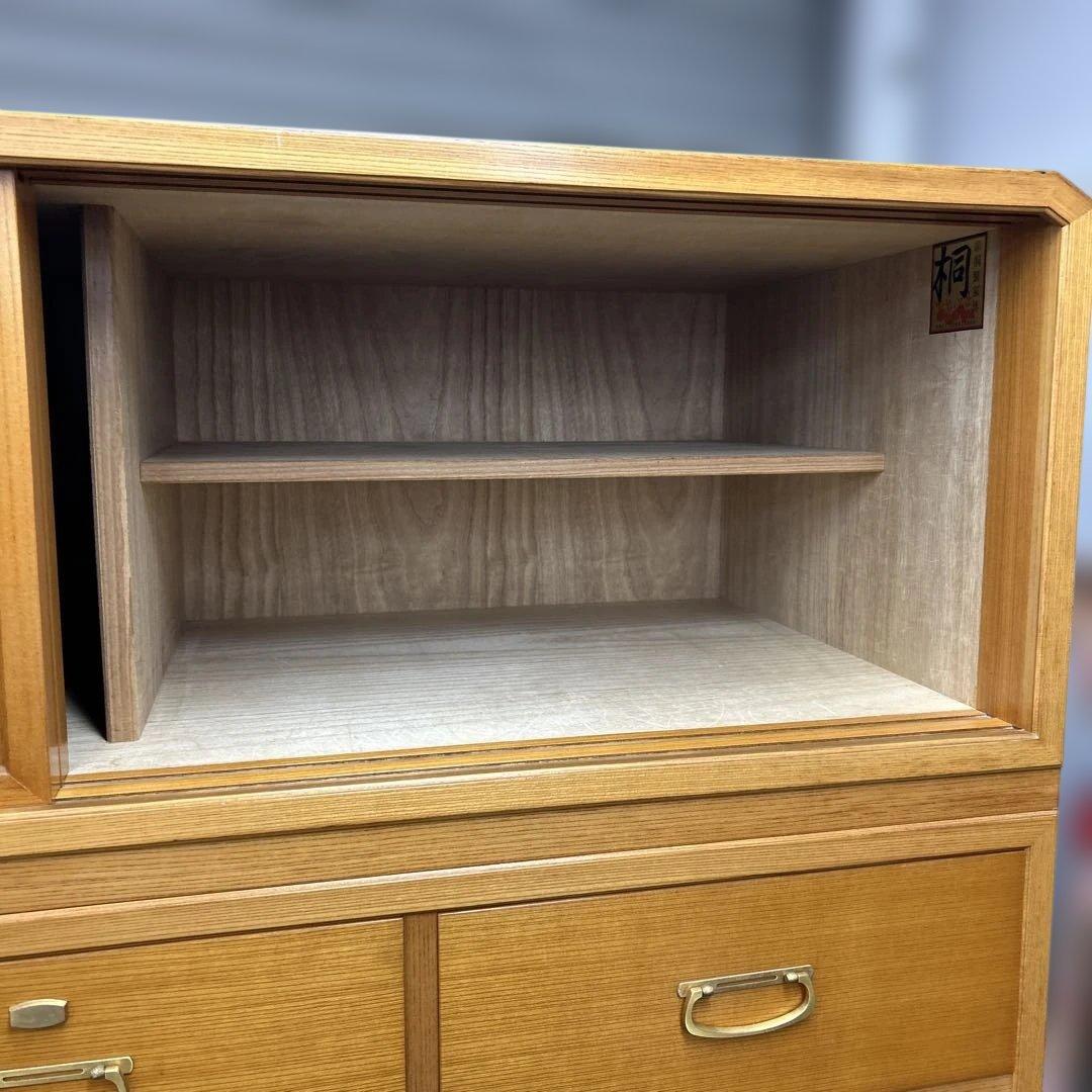 府中　松創 桐箪笥タンス 鍵付き 高級　桐たんす