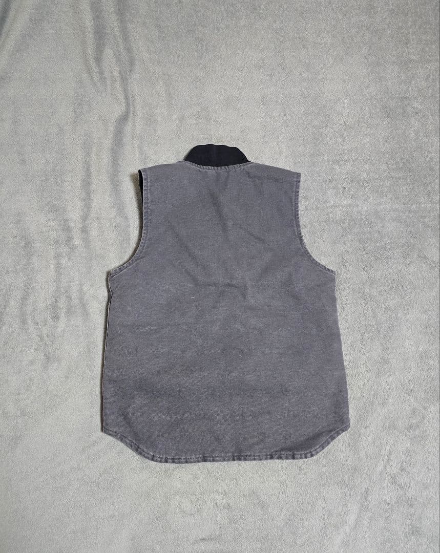 メシコ製 カーハート　ダックベスト　ネイビー　V02 CMT フェード