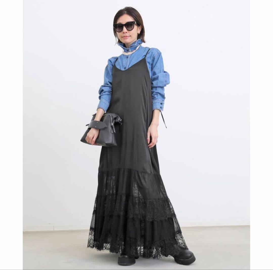 定価74,800 アパルトモン　Lace Maxi Dress ワンピ