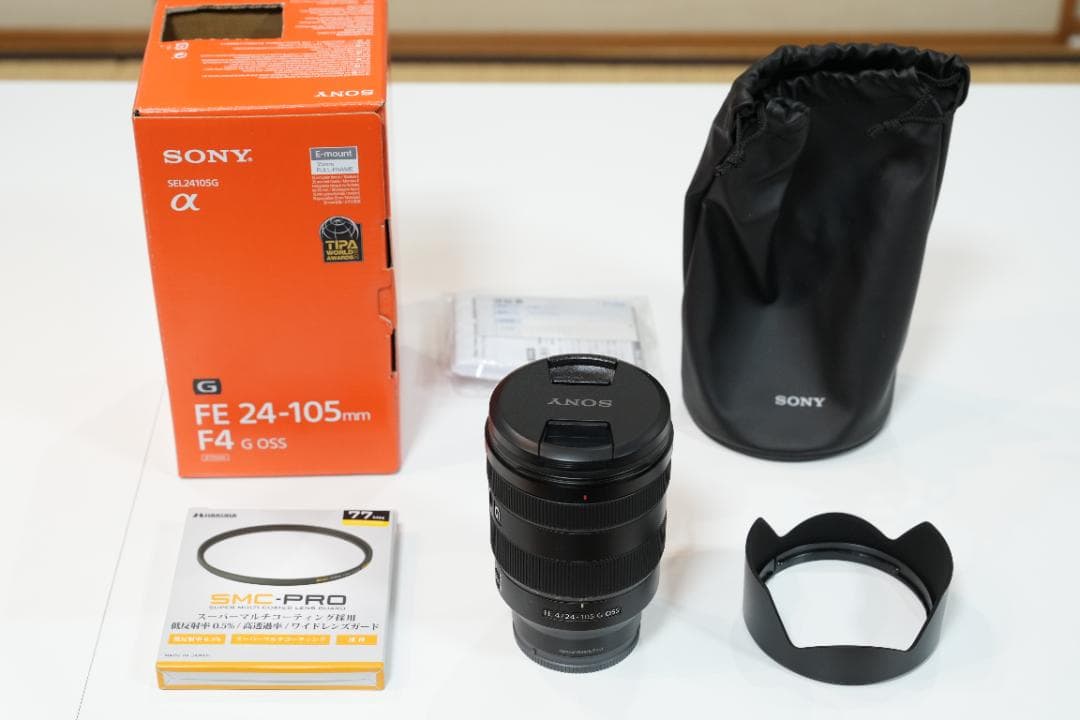 【超美品】SONY FE 24-105mm F4 G OSS、フィルター付き