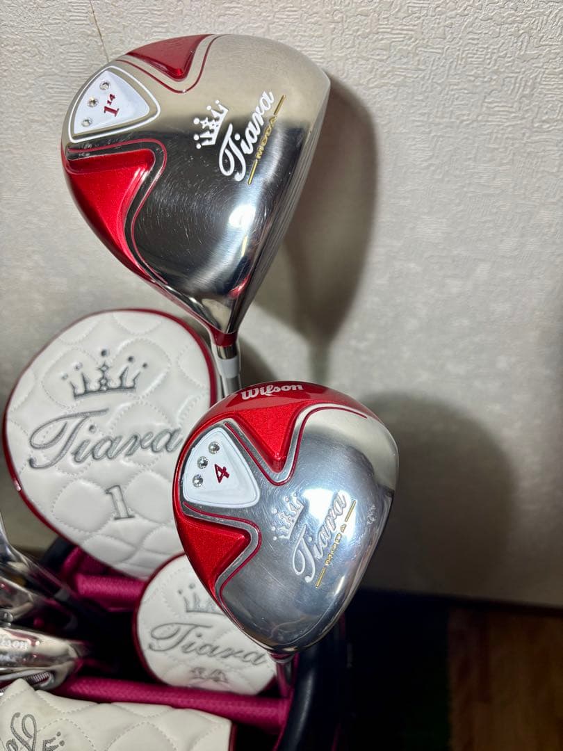 【美品】Wilson(Tiara)×Callawaybagレディースハーフセット