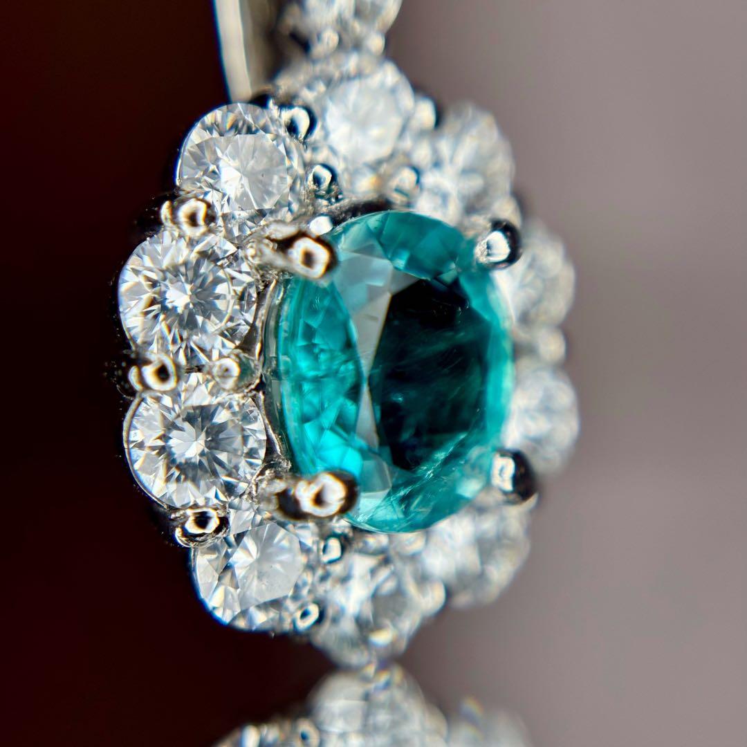 天然グランディディエライト ダイヤモンド ネックレス 計1.02ct GIA