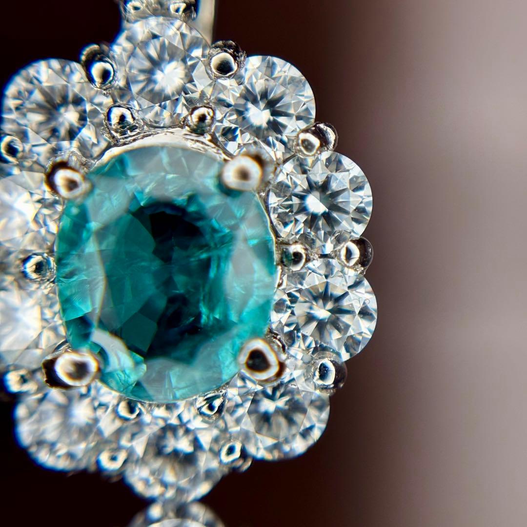 天然グランディディエライト ダイヤモンド ネックレス 計1.02ct GIA