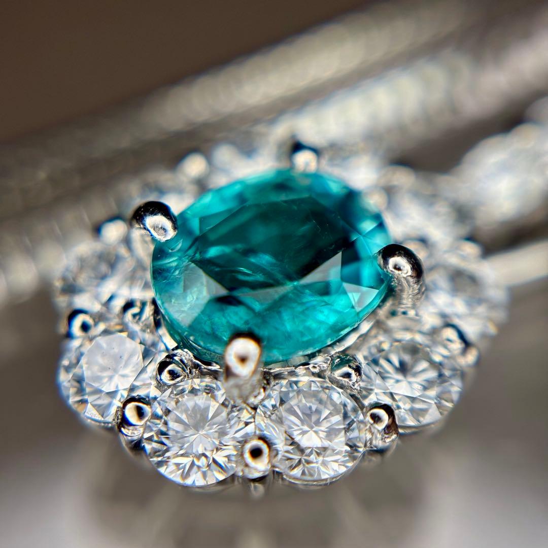 天然グランディディエライト ダイヤモンド ネックレス 計1.02ct GIA