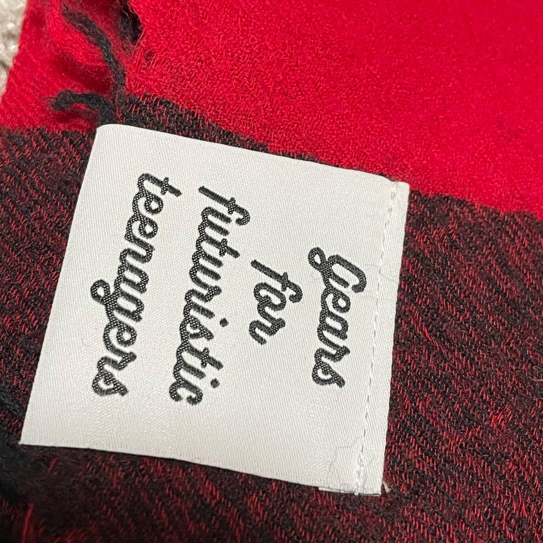 美品 HUMAN MADE ❤️ WOOL STOLE RED ストール マフラー