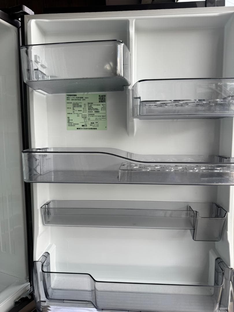 東芝 冷凍冷蔵庫 GR-S470GZ(ZH) 2020年製 465L 5ドア