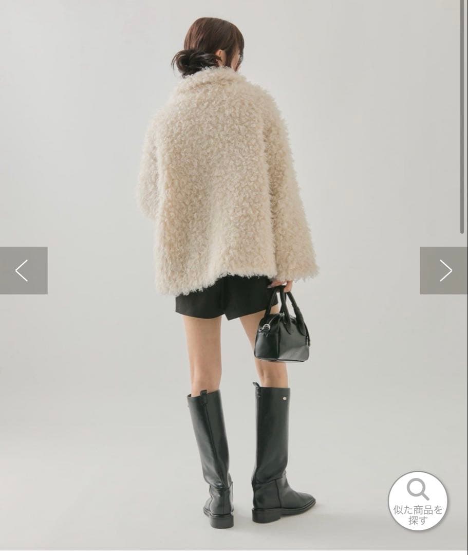 mystic 【WEB・限定店舗】フェイクファーコート