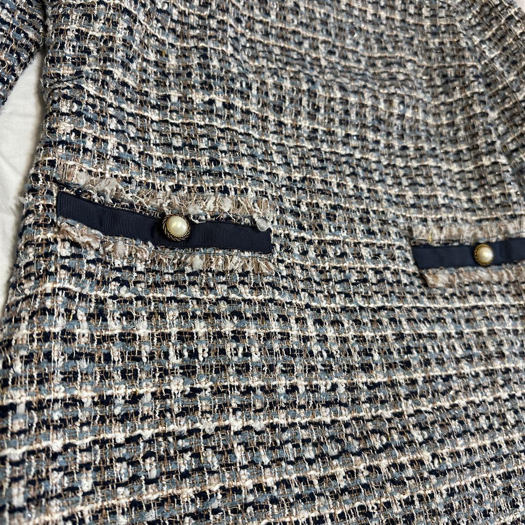 【新品未使用品タグ付き】Apuweiser-richeツイード ワンピース　M