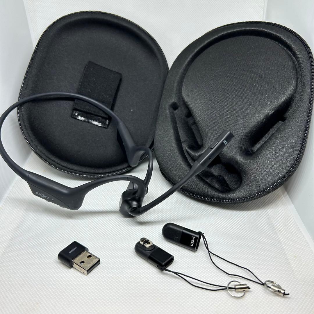 SHOKZ OPENCOMM2 UC USB-A USB-C変換アダプター2個