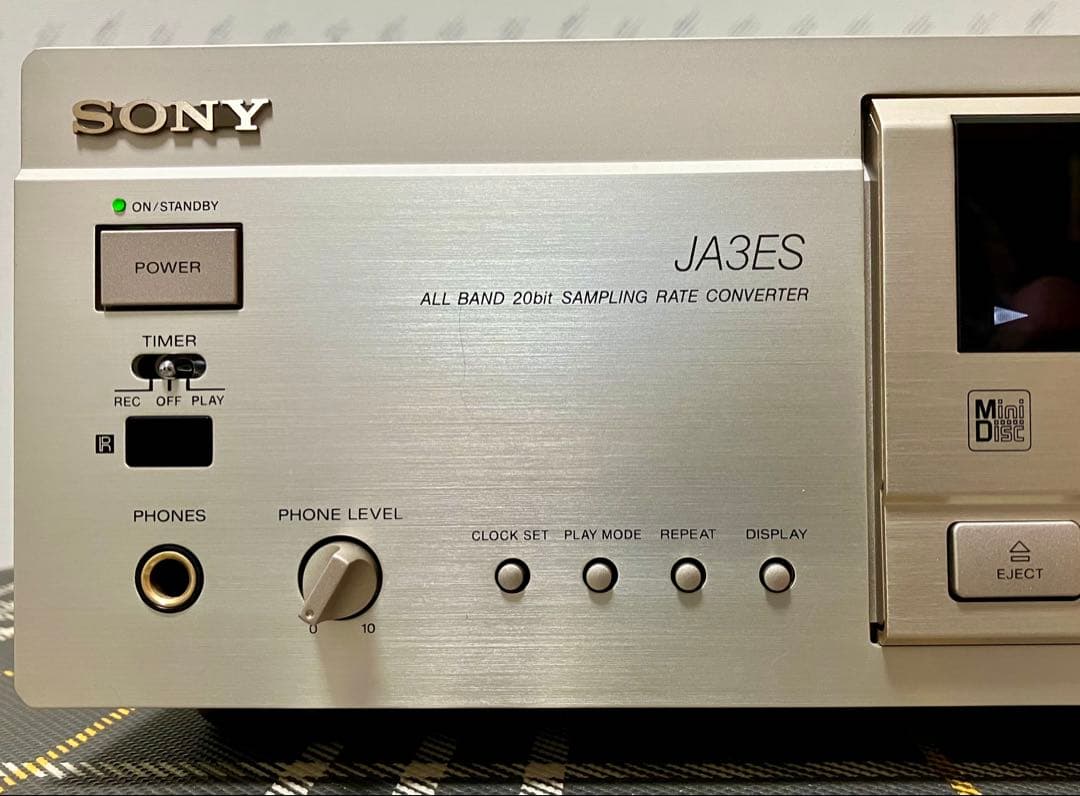 SONY MDS-JA3ES MDデッキ動作品