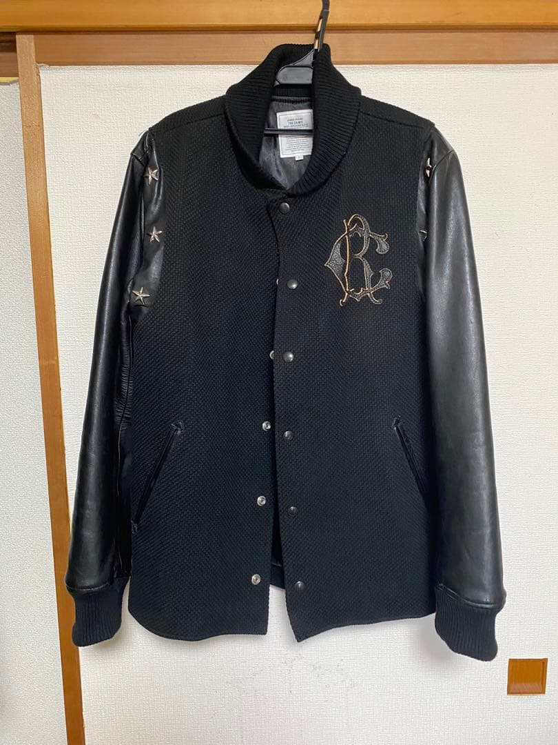 crimie ブラック スタジャン レザー メッシュ