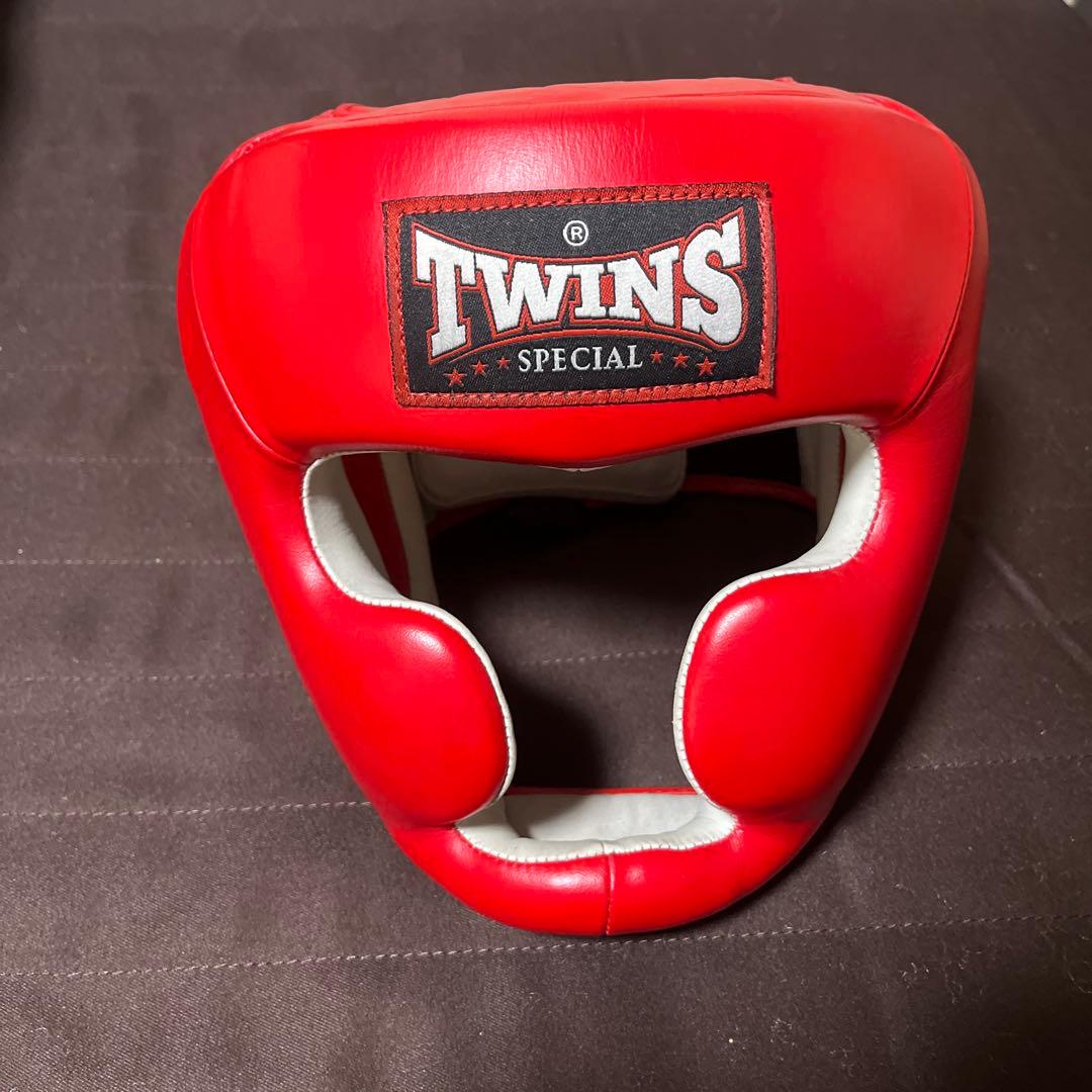 TWINS SPECIAL ヘッドギア 赤　Mサイズ
