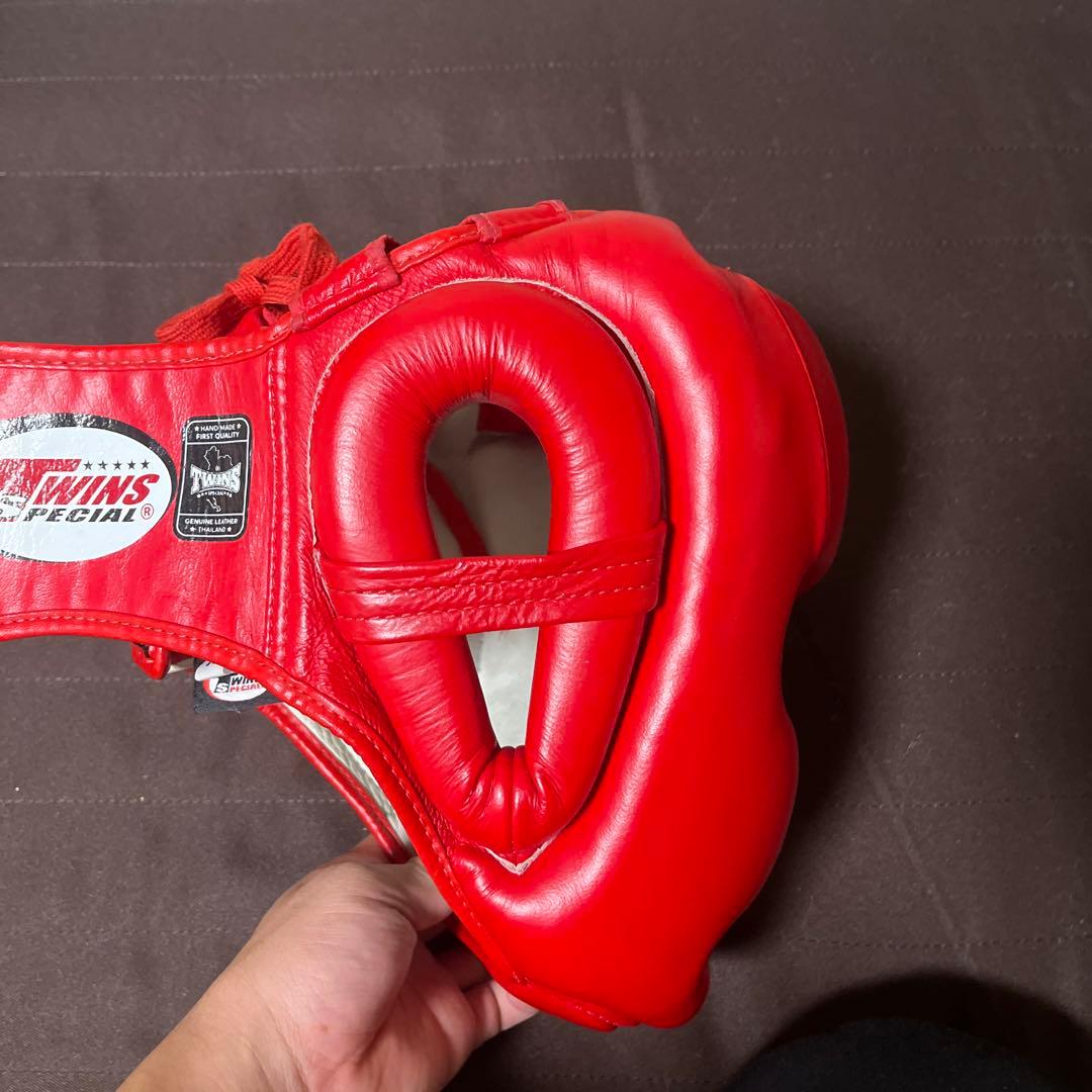 TWINS SPECIAL ヘッドギア 赤　Mサイズ