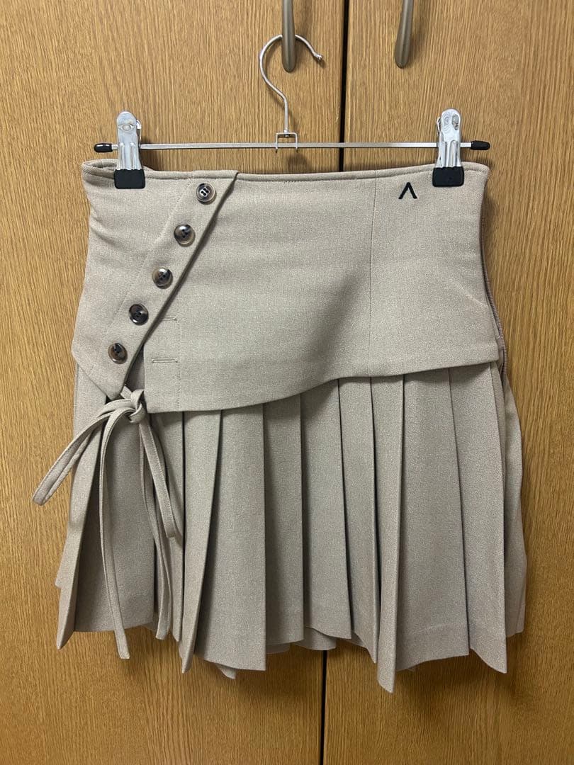 スカート andmary Jade highwaist mini skirt beige