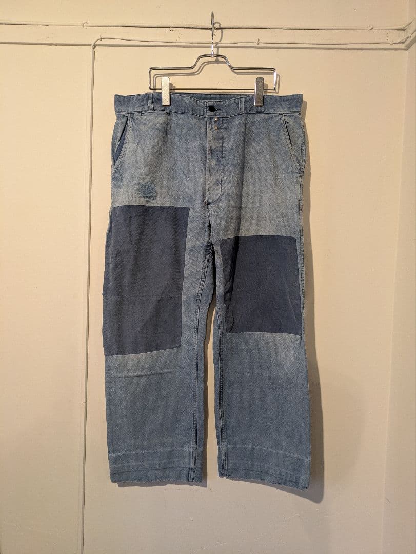 50's　フレンチワークコットンツイルパンツ