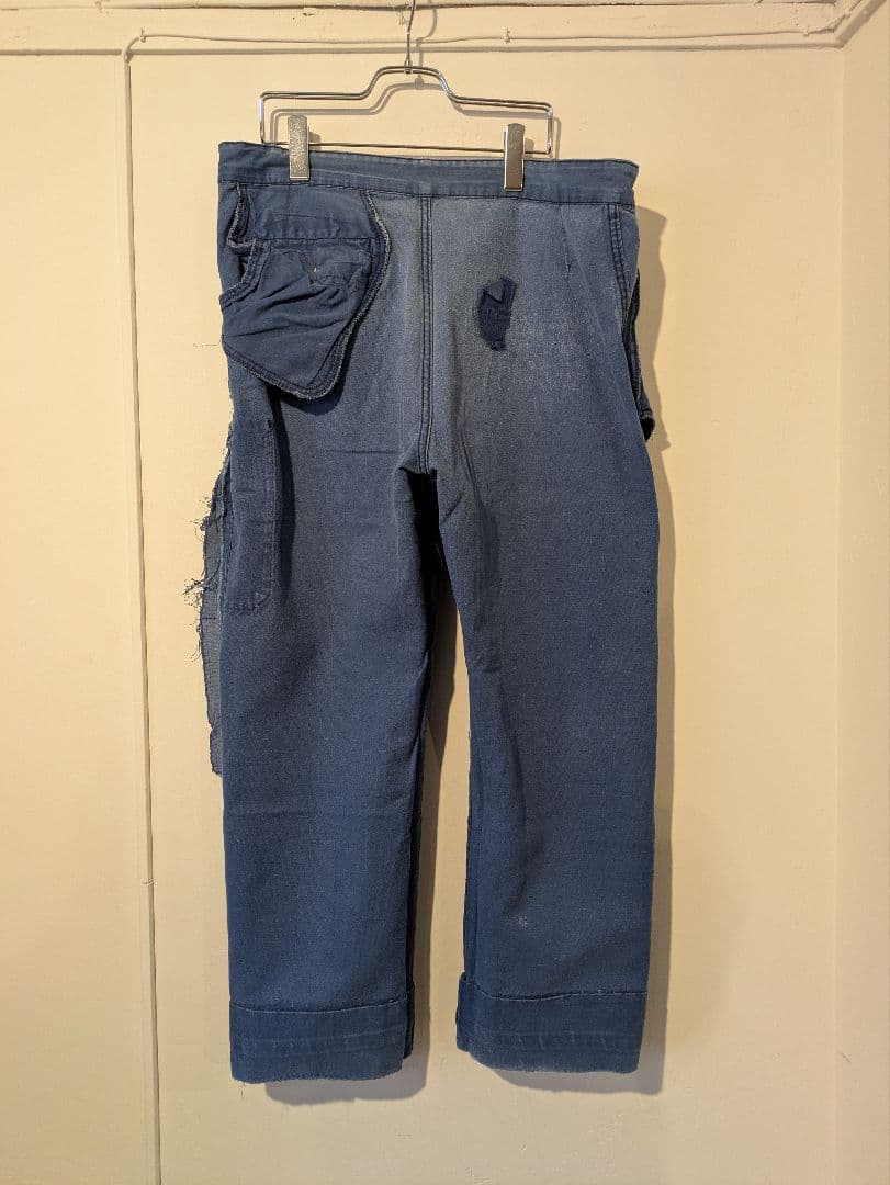 50's　フレンチワークコットンツイルパンツ