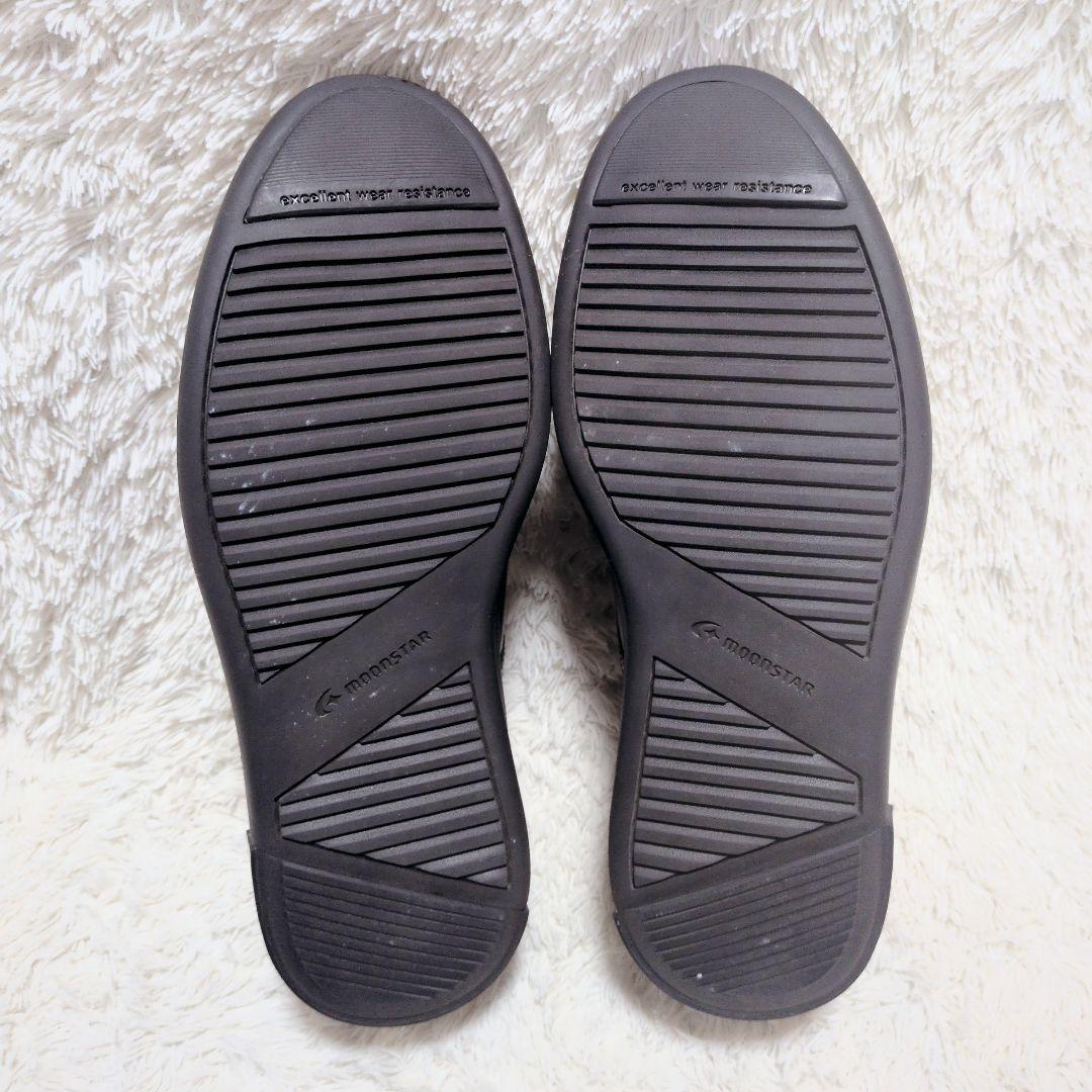 gently ジェントリー ムーンスターワールドマーチ ブラック 25.5 4E