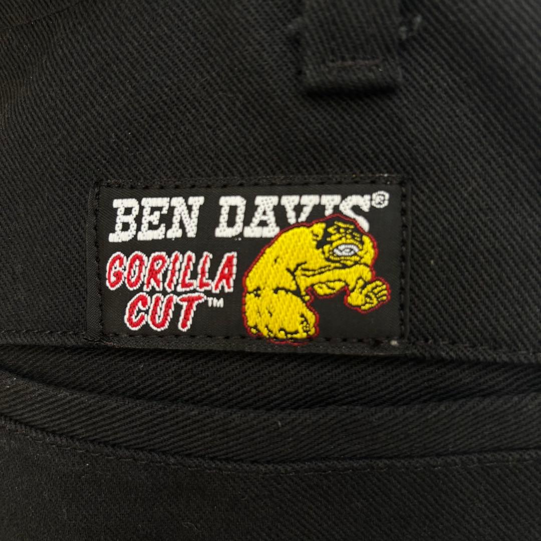 BEN DAVIS ゴリラカット US企画 W34 ブラック 美品