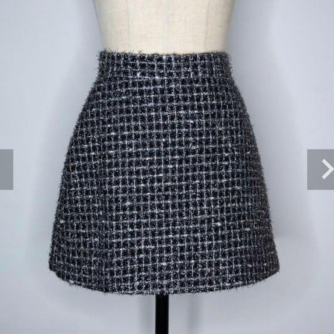 Sheller holidayツイードキュロット　silver