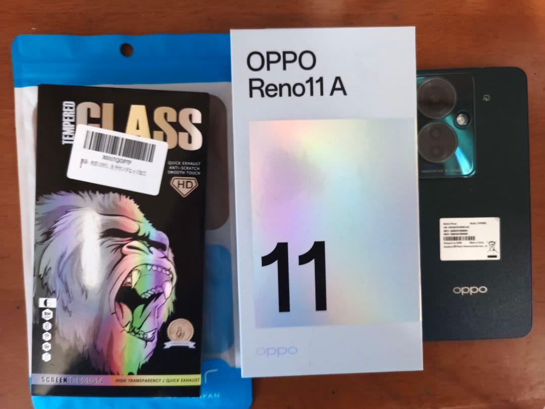 OPPO Reno11 A 本体 + 強化ガラスフィルム + ケース