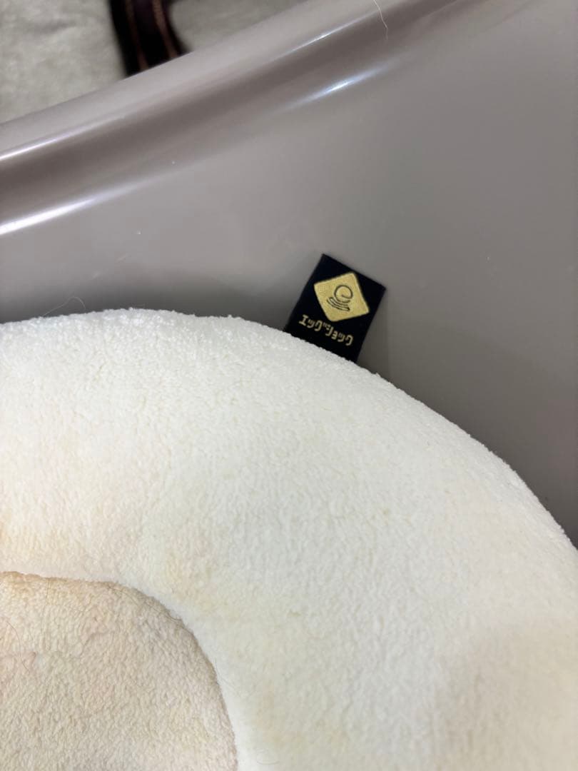 電動調整機能付きベビーチェア グレー