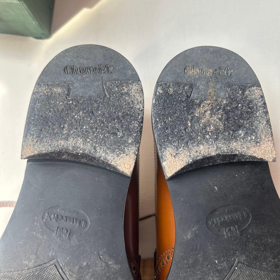 高級靴ブランド　church's 本革　靴　24cm